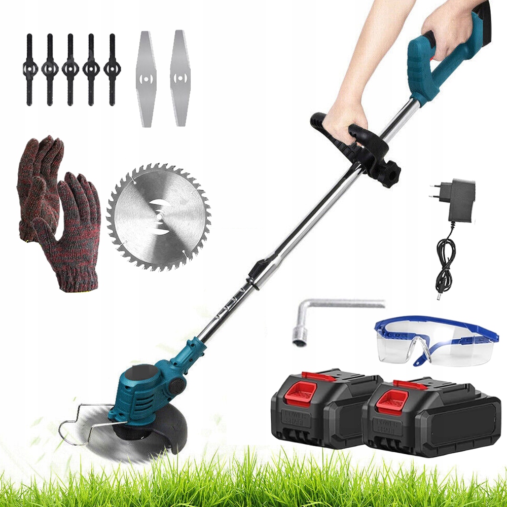 VÝKONNÉ BATÉRIOVÉ ELEKTRICKÉ ZÁHRADNÉ VYŽÍNAČE 21 V + 2 BATÉRIE
