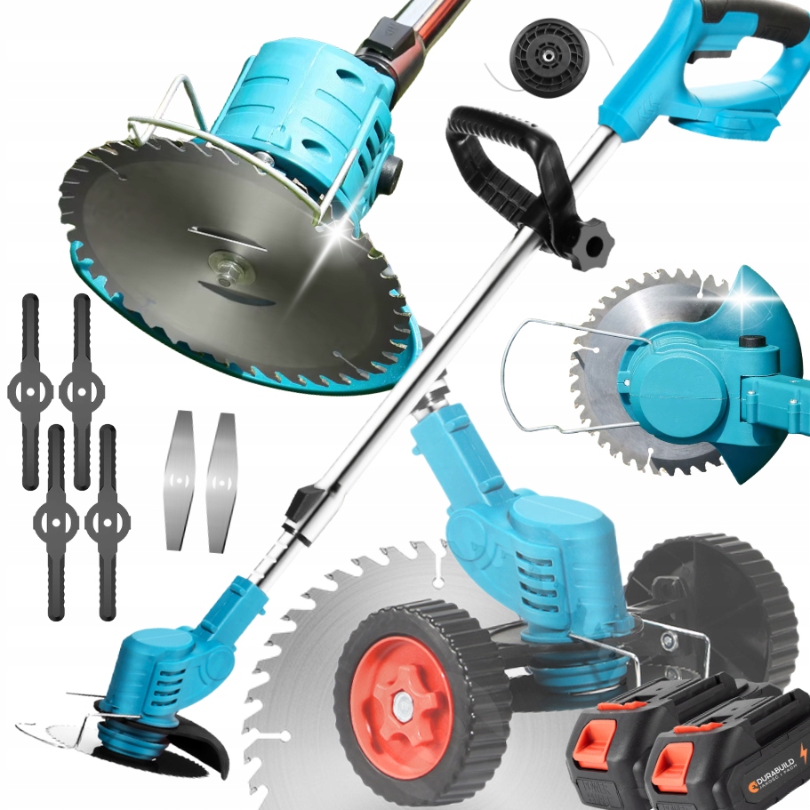DURABUILD Akumulátorový vyžínač Elektrický vyžínač 2x AKU
