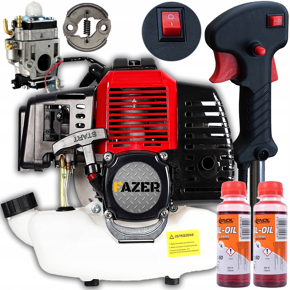 MOTOR BENZÍNOVÉHO KROVINOREZU 5,5 HP BENZÍNOVÝ KROVINOREZ + OVLÁDANIE