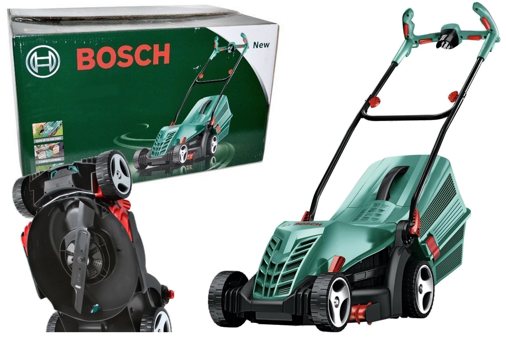 Elektrická kosačka na trávu Bosch 1300 W 40 l