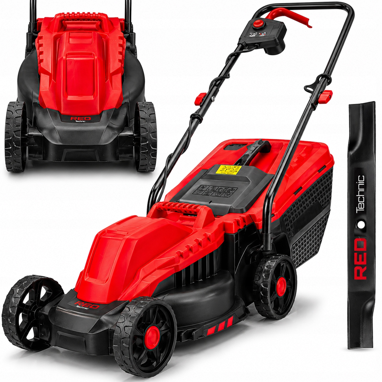 Elektrická kosačka na trávu Red Technic 2200 W 30 l