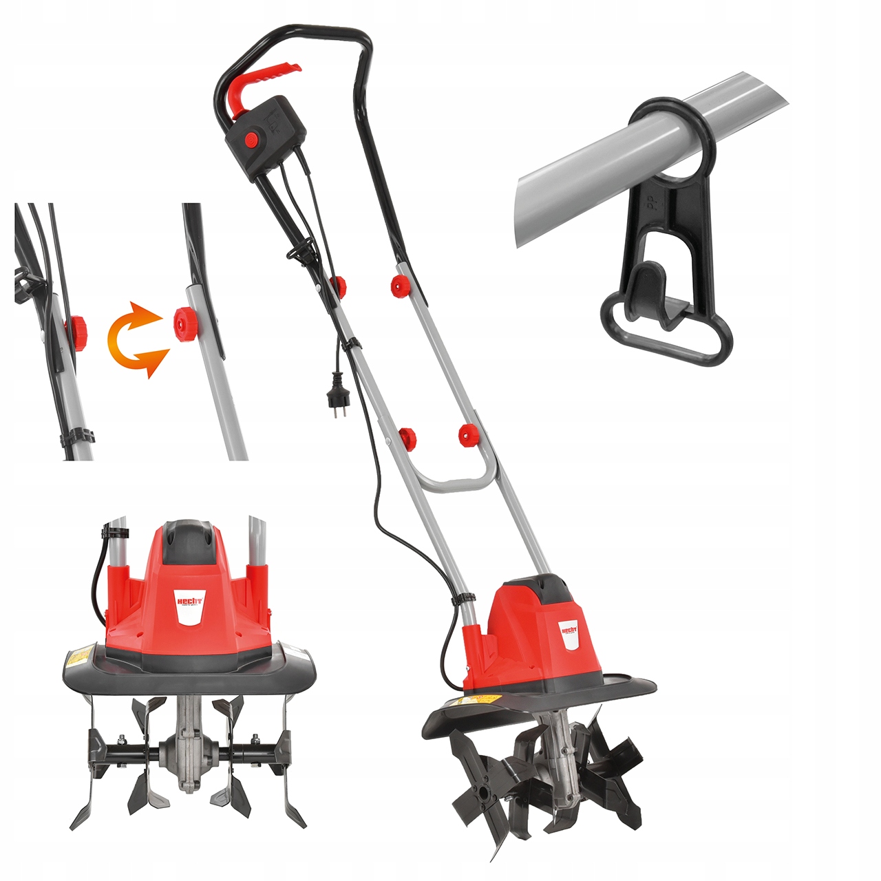 ELEKTRICKÝ KULTIVÁTOR HECHT 732 32 CM 750 W 4 NOŽE