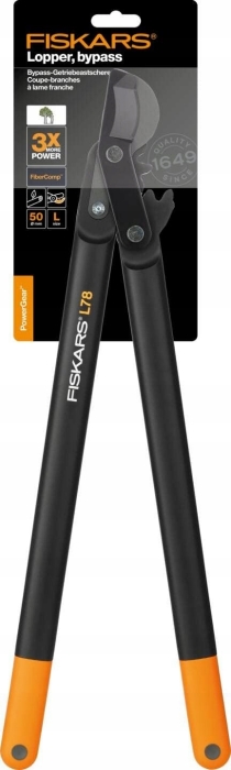 Fiskars L78 obojručné nožnicové záhradnícke nožnice na hrubé konáre 50 mm 1000584