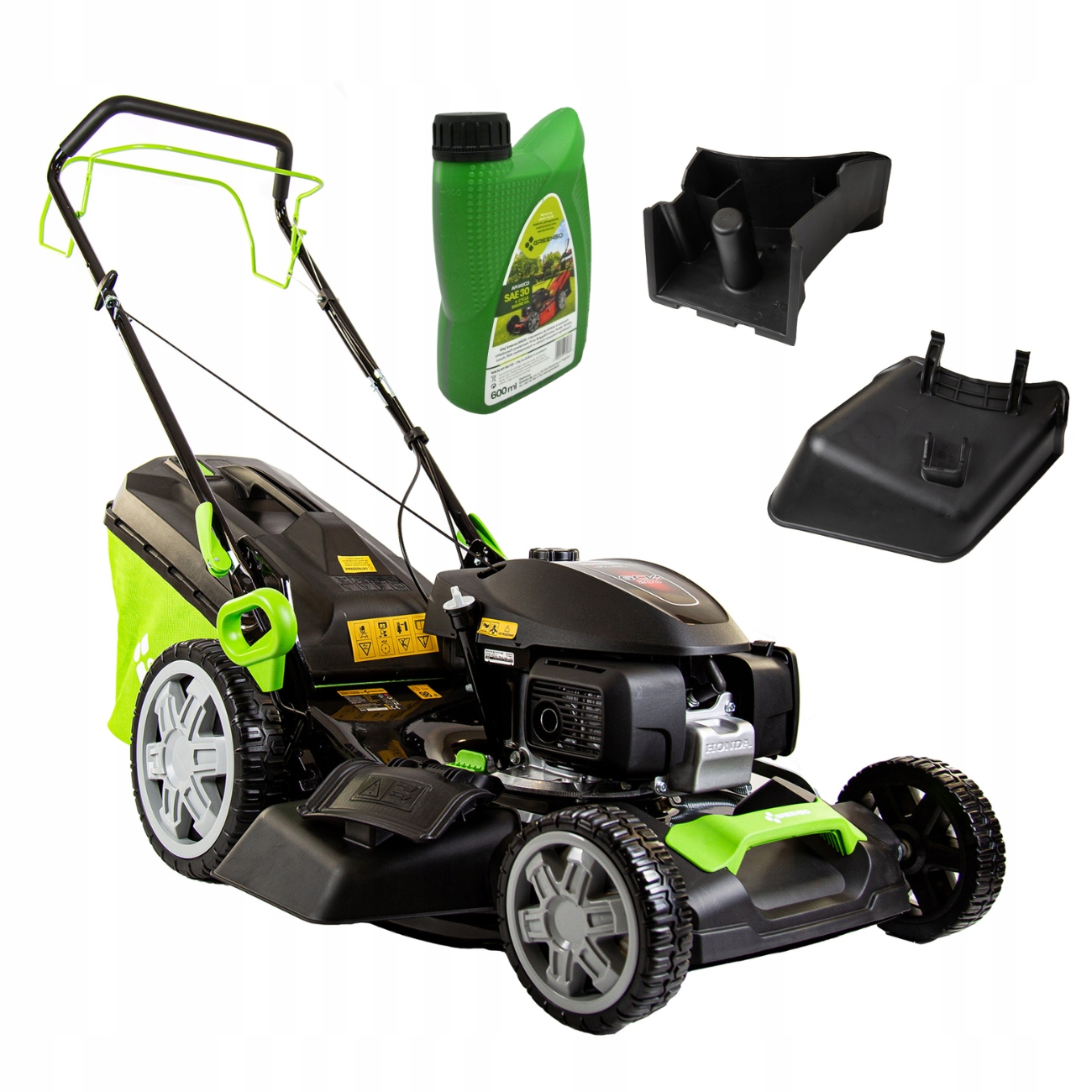 Benzínová kosačka na trávu s motorom Honda, výkon 2,8 kW Greenso KS53-H200N-S