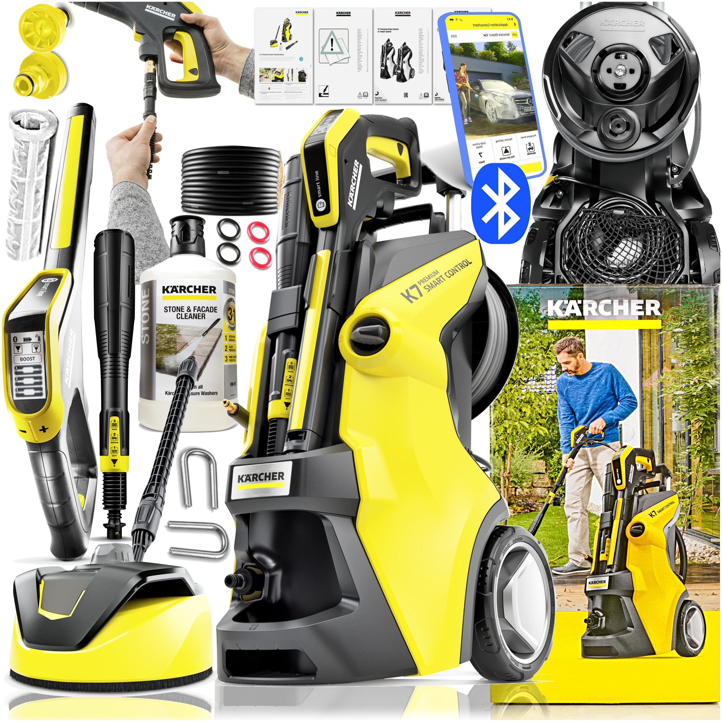 Tlaková umývačka - Tlaková podložka KACCHER K7 Premium Rolling + Patio