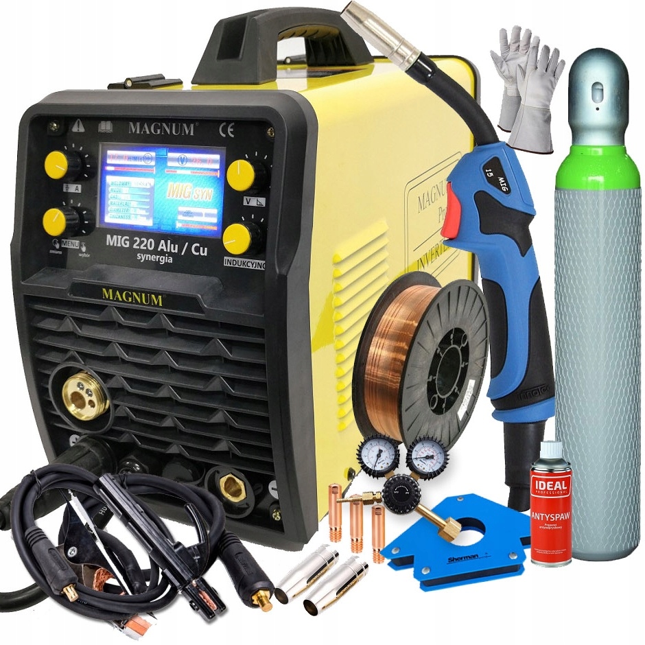Zváračka - MAGNUM 3IN1 200A Inverter Migomat pre hliník