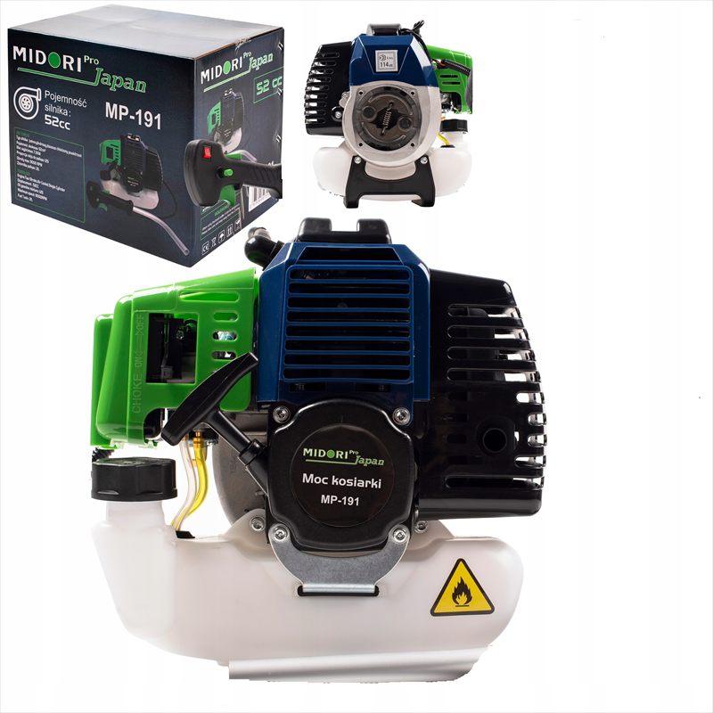 Benzínový krovinorez Midori Demon NAC s výkonom 7,2 HP + rukoväť plynu