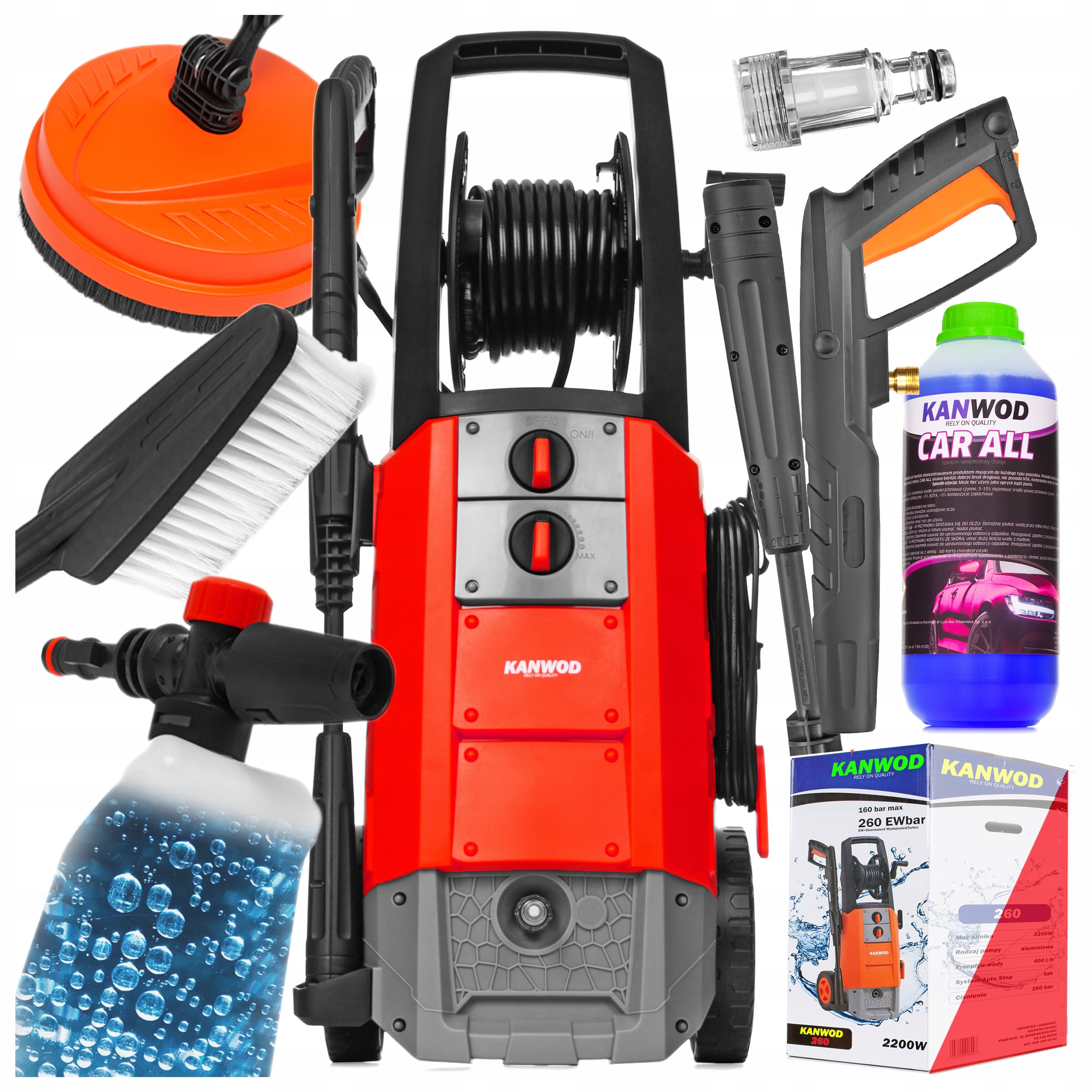 Tlaková umývačka - Tlaková umývačka Banner 260WEWBAR Power 2200W Turbo +