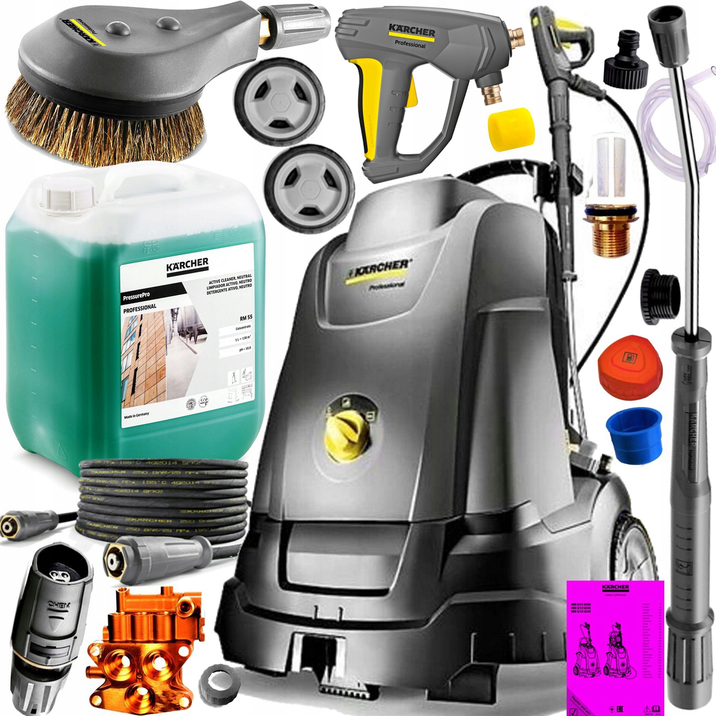 Tlaková umývačka - Tlaková umývačka KARCHER HDS 5/15 U HOT TURBO
