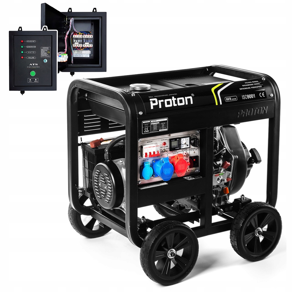 Elektrocentrála - Silný výkon generátora Diesel 10.6KVA Dual AVR