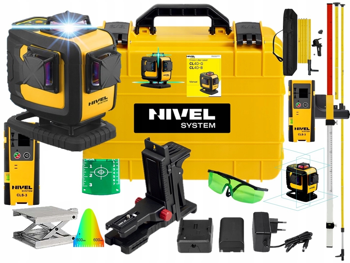 Krížový laser - Nivel System CL4D-B 4x360 Cross Laser Regular