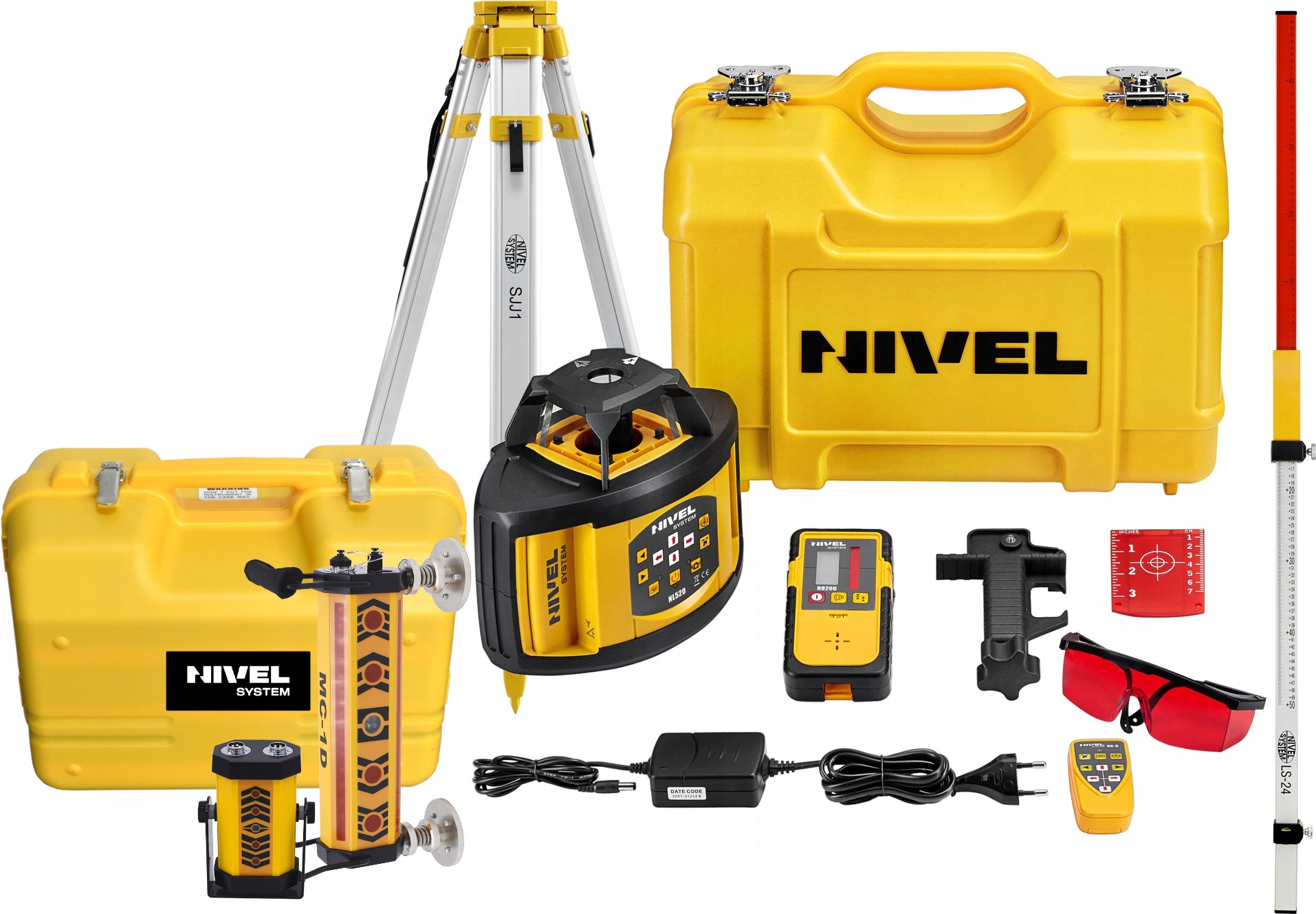 Nivelak - ÚROVEŇ SYSTÉMU NIVEL NL520 + MC-1D + LS-24 + SJJ1