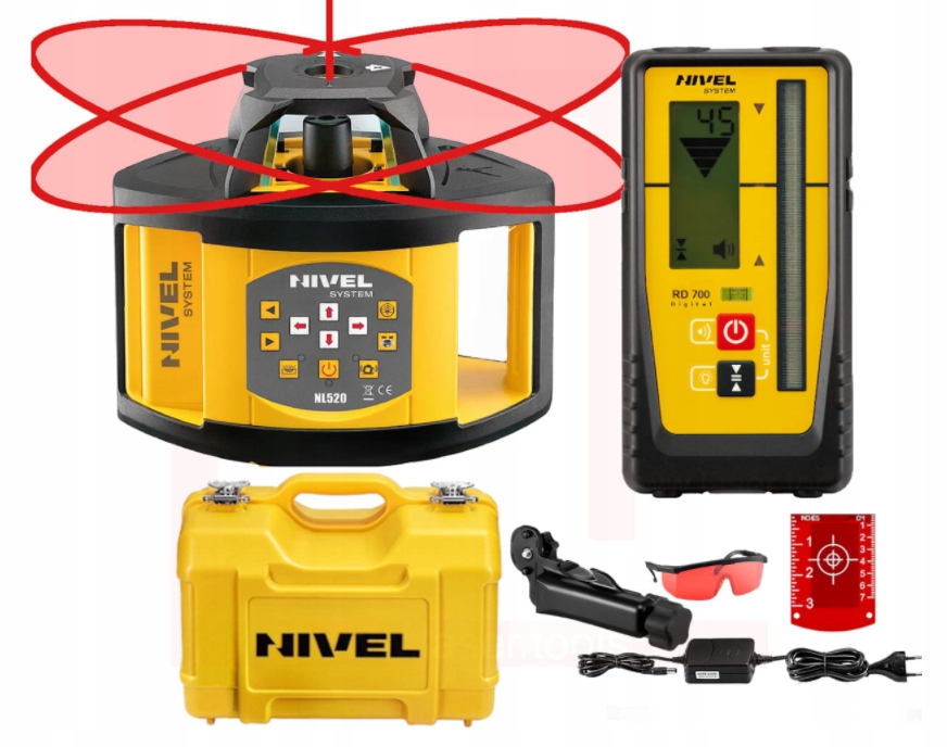 Nivelak - ÚROVEŇ DIGITÁLNEHO LASERU NIVEL SYSTEM NL520