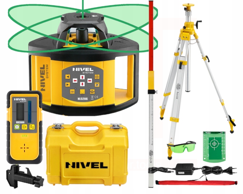 Nivelak - SYSTÉM NIVEL NL520G LASEROVÁ ÚROVEŇ ZELENÁ