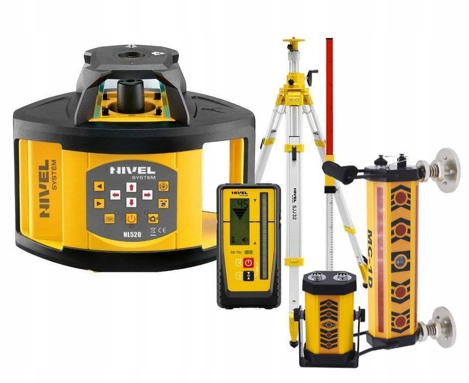Nivelak - Súprava rotačného lasera Nivel System NL520 DIGITAL