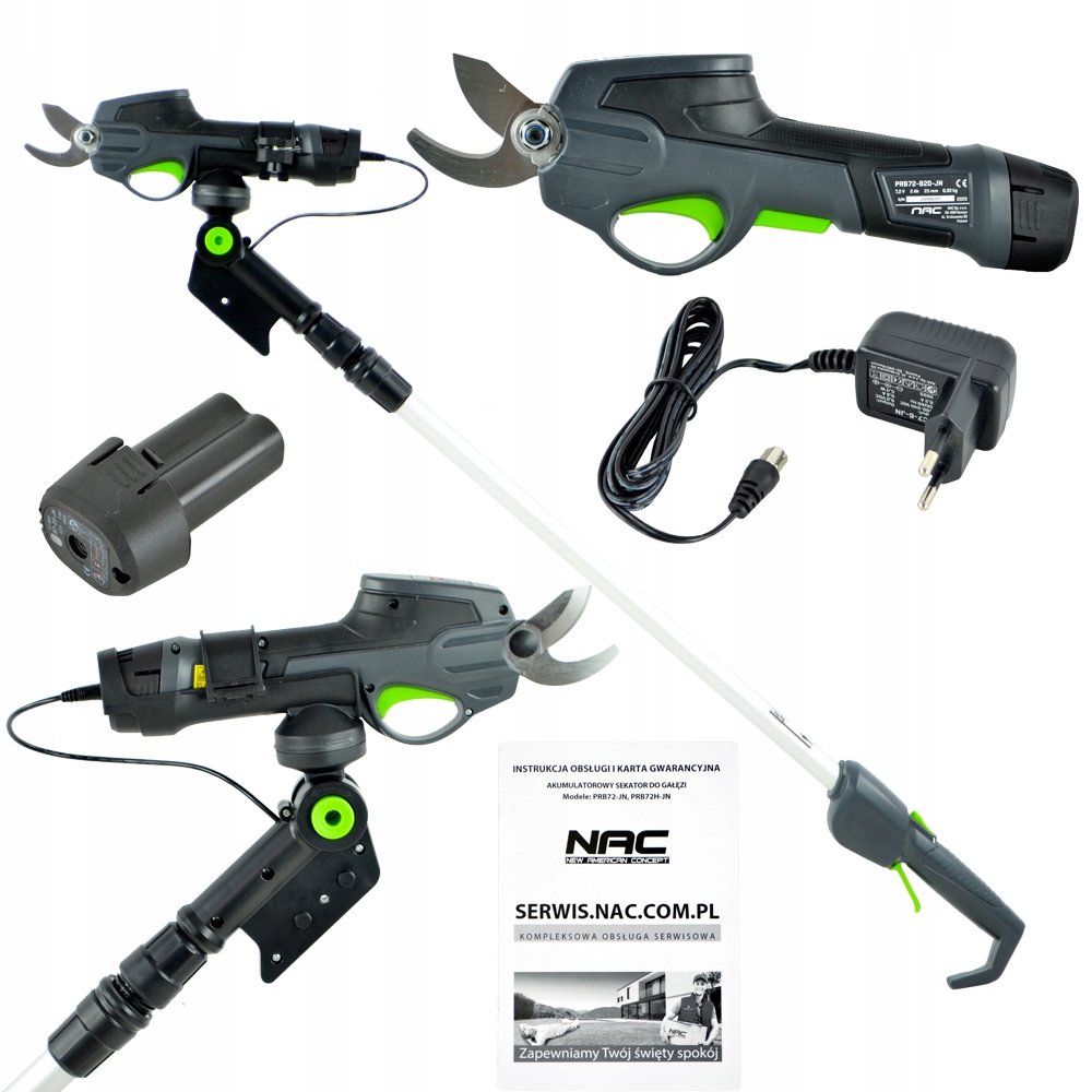 Akumulátorové elektrické nožnice NAC 320 cm 7,2 V