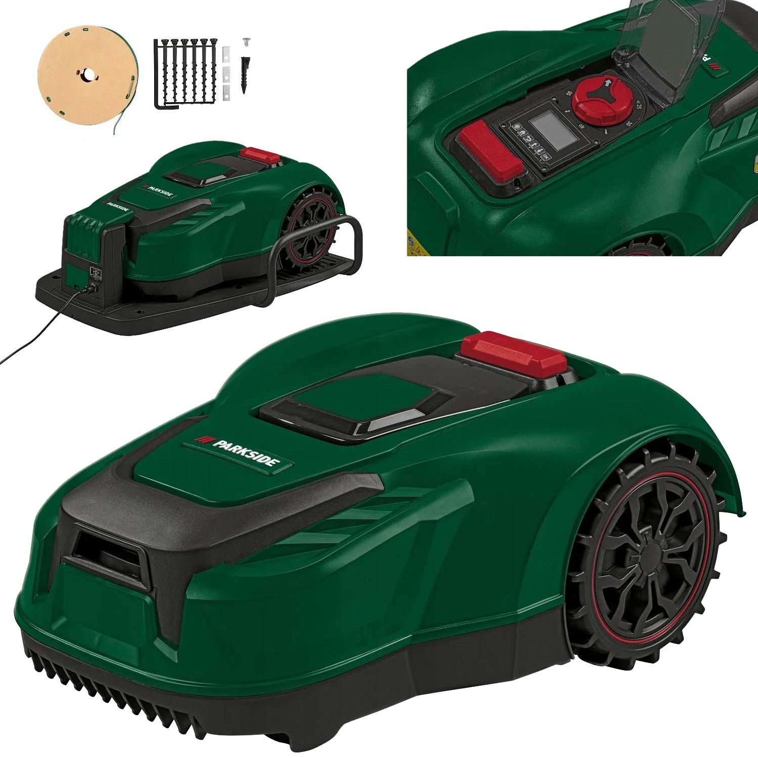 Robotická kosačka Parkside PAMRS 1000 X 20 V Team, šírka kosenia 22 cm