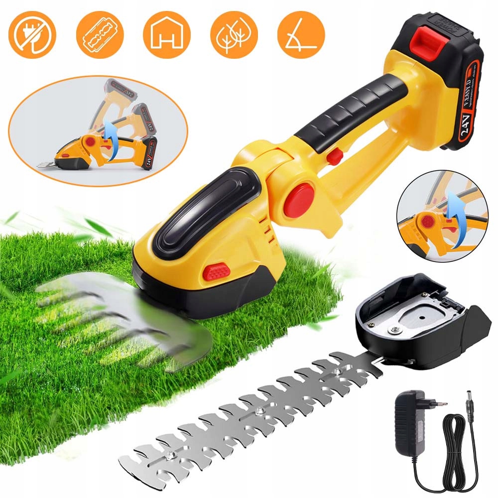 Akumulátorové elektrické nožnice na živý plot DeWalt 18V 22 cm