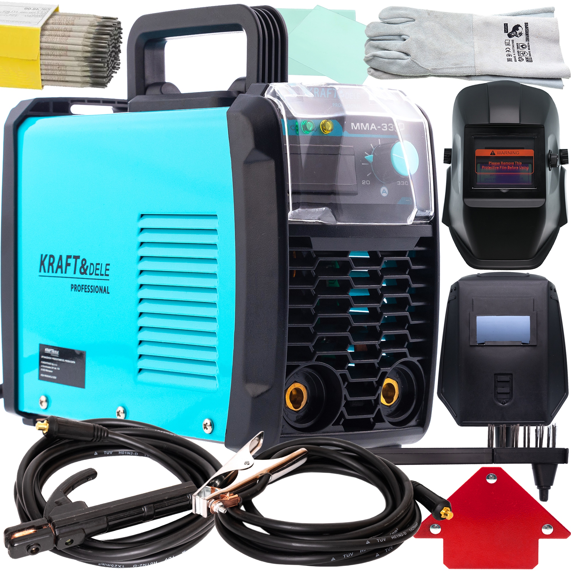 Zvárací invertor - ZVÁRAČ INVERTOROVÝ 330A IGBT MMA TIG LCD SADA