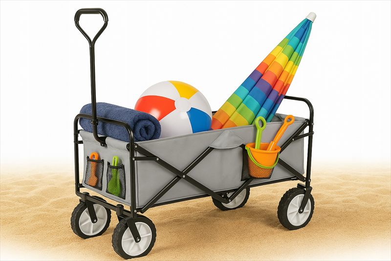 Plážový vozík all4home-garden 145 l 4 kolesá