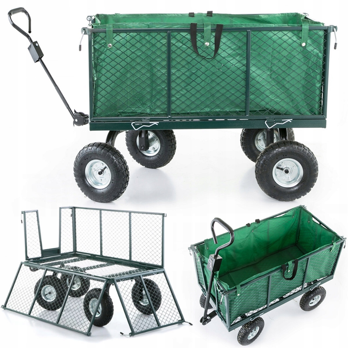 Prívesný vozík - Záhradný transportný vozík, príves 450 kg