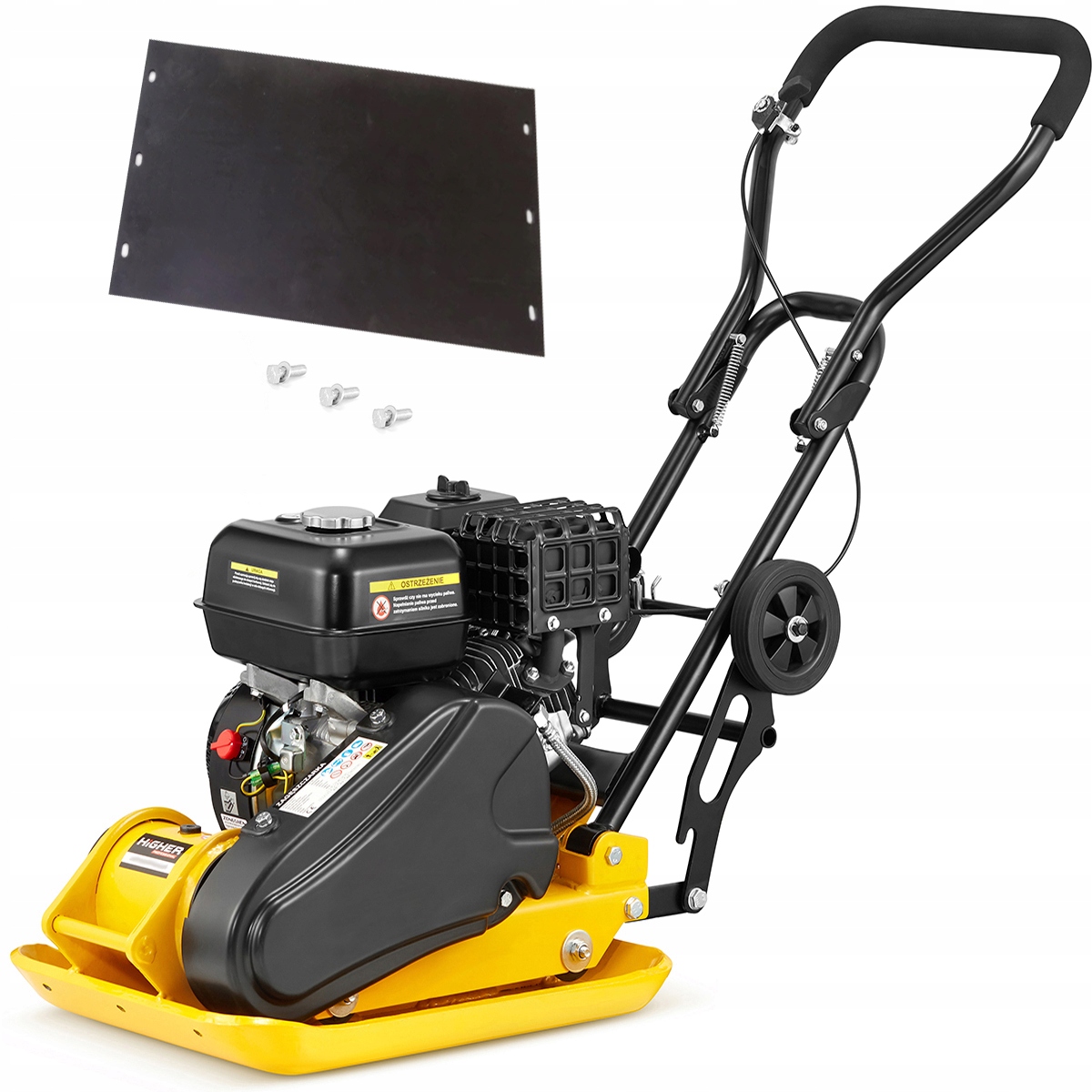 Vibračná doska - Zhutňovač 6,5 HP, motor BRIGGS & STRATTON s hmotnosťou 90 kg