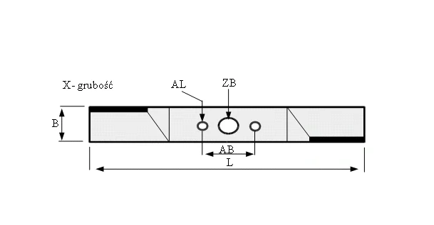 Nôž pre benzínovú kosačku na trávu 530 MM Oleo-Mac