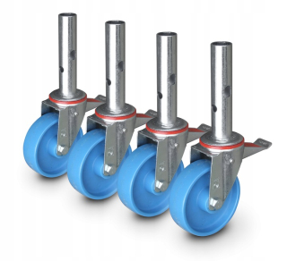 Lešenie - 4x cestný valec 125 mm pre Krause Climtec