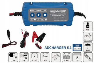 Autonabíjačka - Adler ADCARGER 5.3 Elektronický usmerňovač