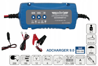 Autonabíjačka - ADLER ADCARGER 9.0 Elektronický usmerňovač