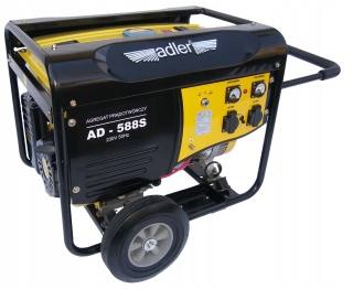 Elektrocentrála - ADLER Elektrický generátor AD-588S 5,5 kW