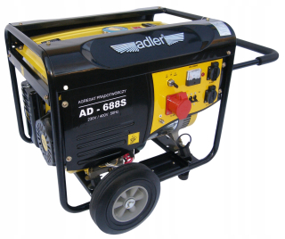 Elektrocentrála - ADLER Elektrický generátor AD-688S 6,8 kW