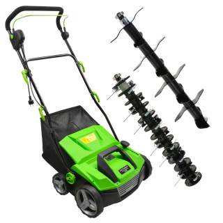 Vertikulátor - AERÁTOR ELEKTRICKÝ VERTIKULÁTOR 2300W 3v1 2x BUBEN