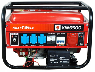 Elektrocentrála - GENERÁTOR CHLADIČOV 4,5KW 3F el.START KRAFTWELE FV23