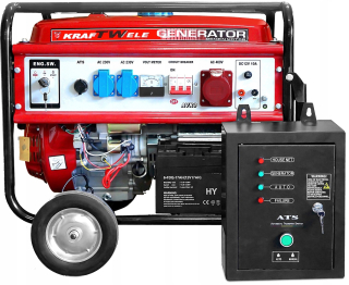 Elektrocentrála - Agregát Generator generátor 9.8kW ATS 230 400