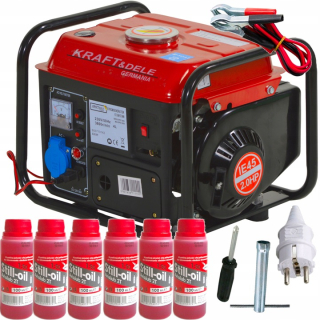 Elektrocentrála - Generátor energie 1500W 2KM 230 + 5X Oil