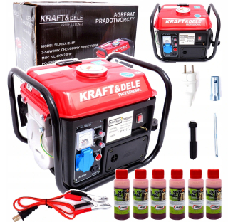 Elektrocentrála - Generátor energie 1500W 2KM 230 + 6x Oil