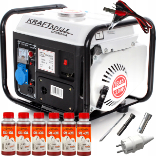 Elektrocentrála - Generátor energie 1500W 2KM 230 + 6x Oil