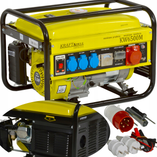 VÝKONOVÝ GENERÁTOR 2 500 W GENERÁTOR 230 - 380 V + OLEJ