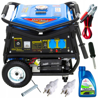 VÝKONOVÝ GENERÁTOR 3000 W GENERÁTOR 230 V + OLEJ
