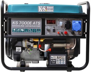 Elektrocentrála - SADA GENERÁTORA, 5,5 kW K&S KS 7000 E ATS