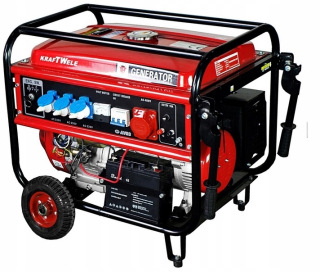 Elektrocentrála - Generátor energie 8,8kW 230V 400V Benzin + LPG