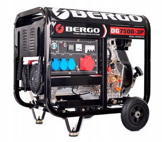 Elektrocentrála - Diesel AVR 400V 9,5KVA 14KM Power Generator