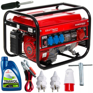 SADA GENERÁTORA 4800 W AKTUÁLNY GENERÁTOR + OLEJ