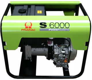 VÝKONOVÝ GENERÁTOR PRAMAC S6000 DIESEL 5,5 kW 3 ~