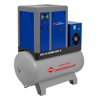 Kompresor - AIRPRESS SKRUTKOVÝ KOMPRESOR APS15 11 Kw COMBI DRY X