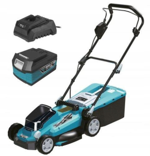 Kosačka elektrická - NABÍJAČKA Kosačka SAS + DEDRA DED7198 18V 4AH