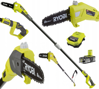 Píla - Akumulátorová teleskopická píla RYOBI 18V na vetvy