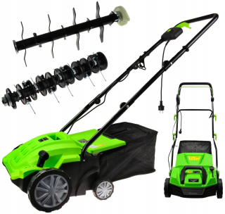 Vertikulátor - Aerator vtykulátor 2N1 32cm Košík 35 litrov 230V
