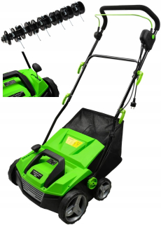 Vertikulátor - Aerátor Verticutter 2v1 38cm KOŠ 45 litrov 230V